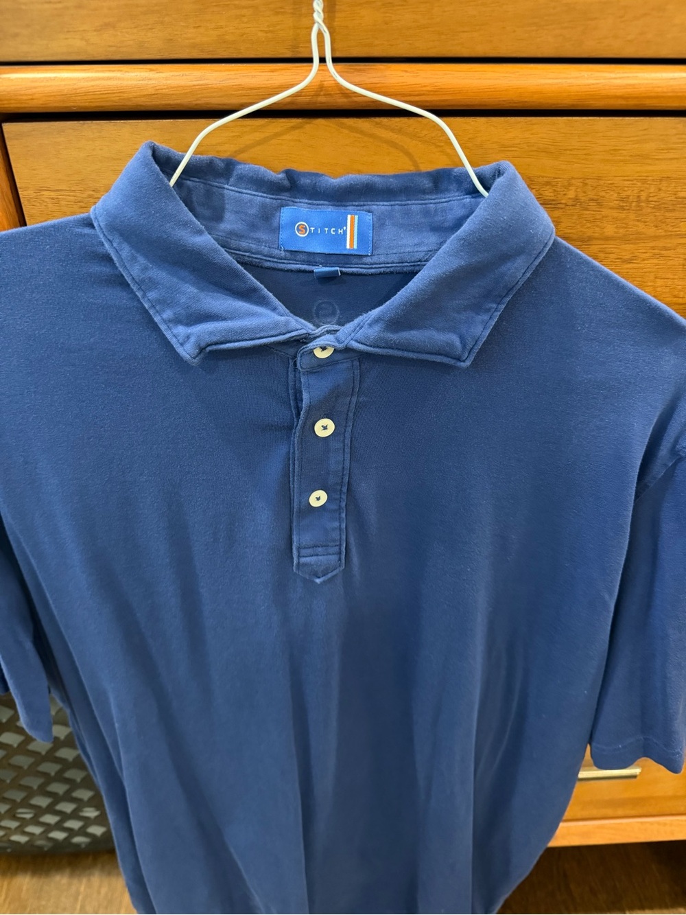 Stitch Navy Polo Shirt for Men